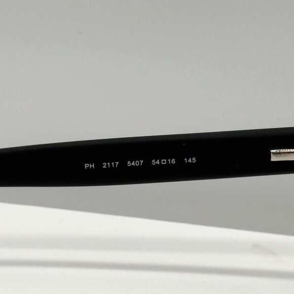 Ralph Lauren Men's Rectangle Eyeglasses PH2117 5407 Shiny Transparent Grey 54 mm - Picture 5 of 10